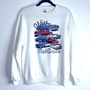 Vintage 1993 Jerzees Super Sweats 50/50 Blend Sweatshirt Old Chevys